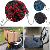 Motorcycle Elastic Luggage Rope Cord Hook Motorbike Bundling Elastic Rubber Band Bike Rope Tie Car Luggage Roof Rack Fixed Strap