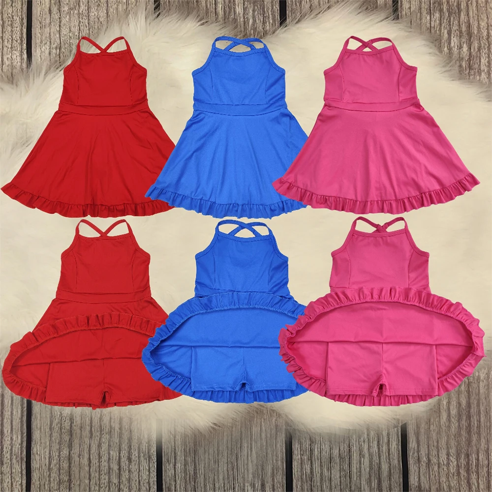 

Wholesale Dress Summer Girl Clothes 2025 Kids Children Baby Girl Princess Elementary Student Elegant Dress Beach Casual Holiday