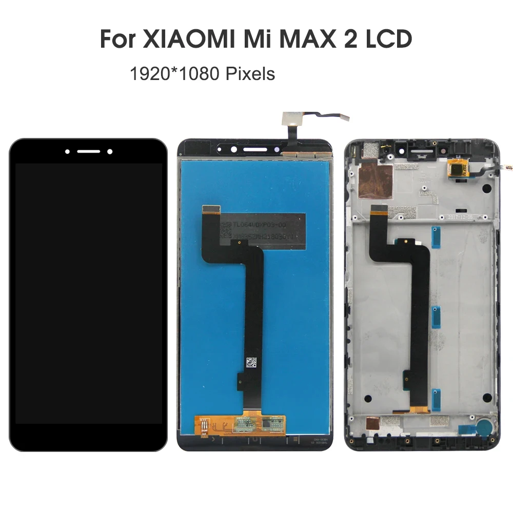 For Xiaomi Mi Max 2 6.44\'\'For Ori Mi Max2 MDE40 MDI40 LCD Display Touch Screen Digitizer Assembly Replacement