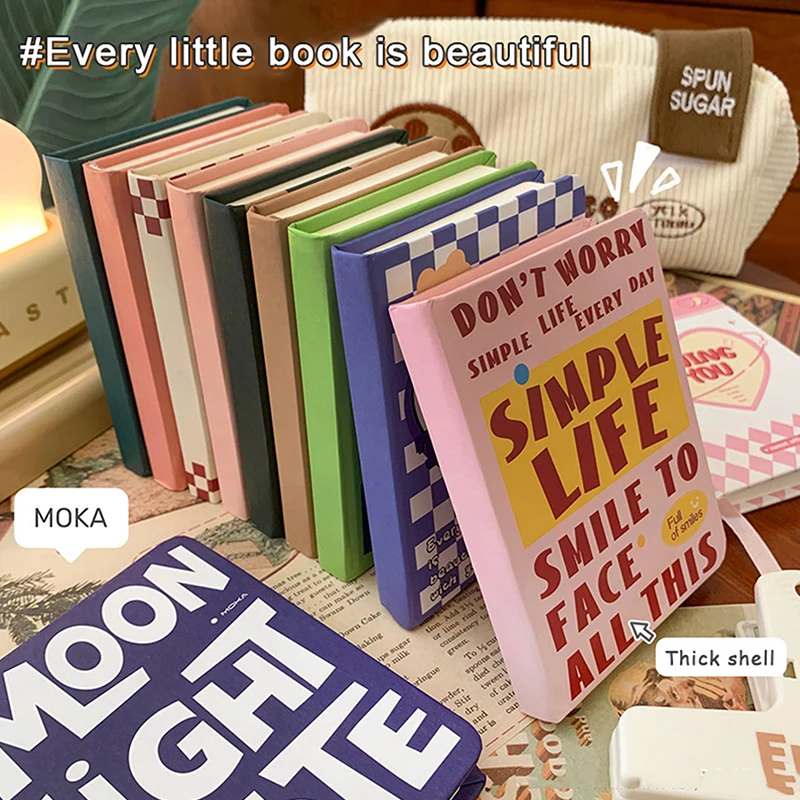 1PC A6 A7 American Retro Notebook Various Patterns Student Note Book High Appearance Portable Notepad Journal Travelers Notebook