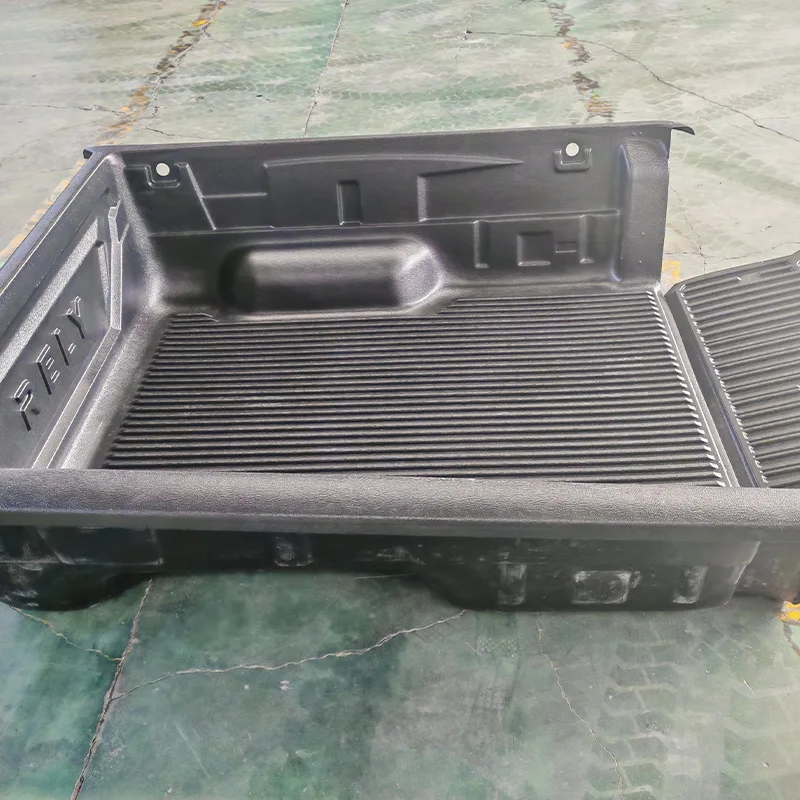 For Chery Rely Pickup Truck Extended Version Cargo Box Plastic Black Wear-resistant Rubber Inner Lining Cargo Box