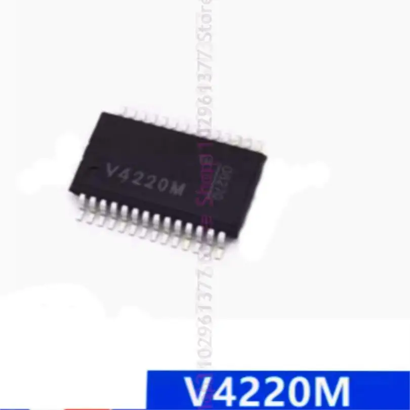 10pcs New V4220M SSOP-28 Stereo Sound Frequency Codec Chip