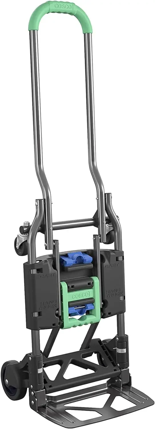 Shifter Multi-Position Folding Hand Truck and Cart, Green