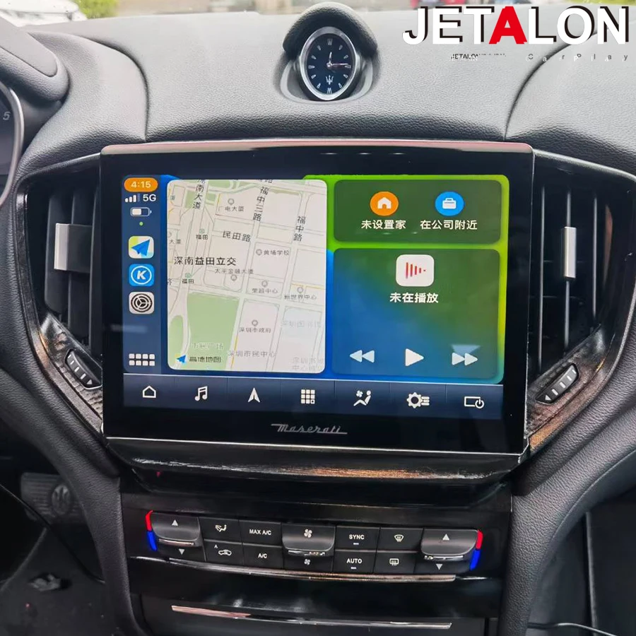 Android 14 Carplay Auto For Maserati Ghibli 2014 - 2020 Car Radio Multimedia Video Player Navigation GPS 4G Wifi Blu-Ray Screen
