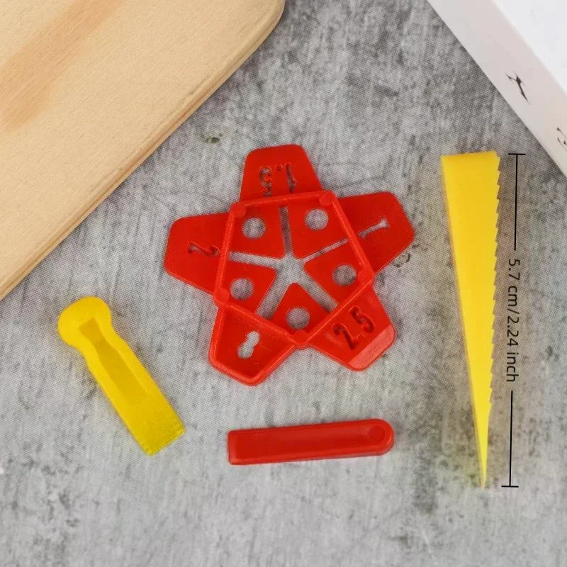50/100Pcs Reusable Plastic Tile Wedge Spacer Leveling Clips Floor Locator Ceramic Tiling Laying Adjustment Construction Tool