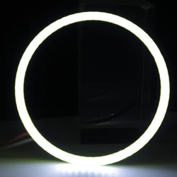 2PCS LED Halo Rings Angle Eyes 60mm 70mm 80mm 90mm 95mm 100mm 110mm 120mm White Blue Car Headlight DRL Daytime Running 12V 24V