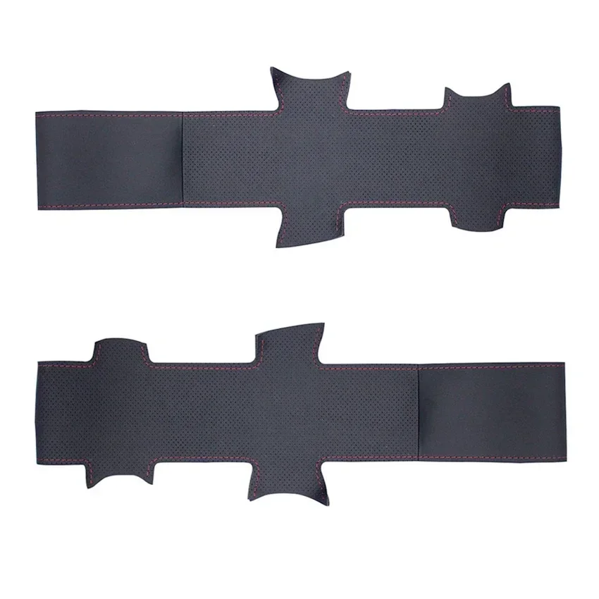 غطاء عجلة قيادة السيارة من الجلد الصناعي الأسود لهوندا CRV CR-V Accord 6 Odyssey Prelude Civic 1996-2002 Acura CL 1998-2003