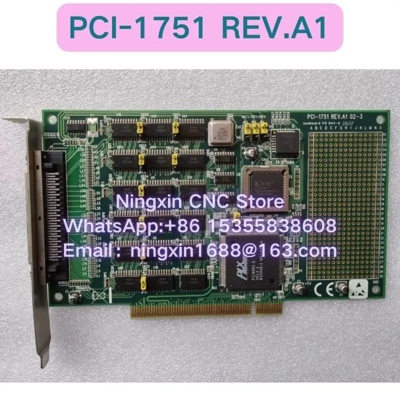 

Б/у карта захвата PCI-1751 REV.A1 Функциональный тест ОК Быстрая доставка