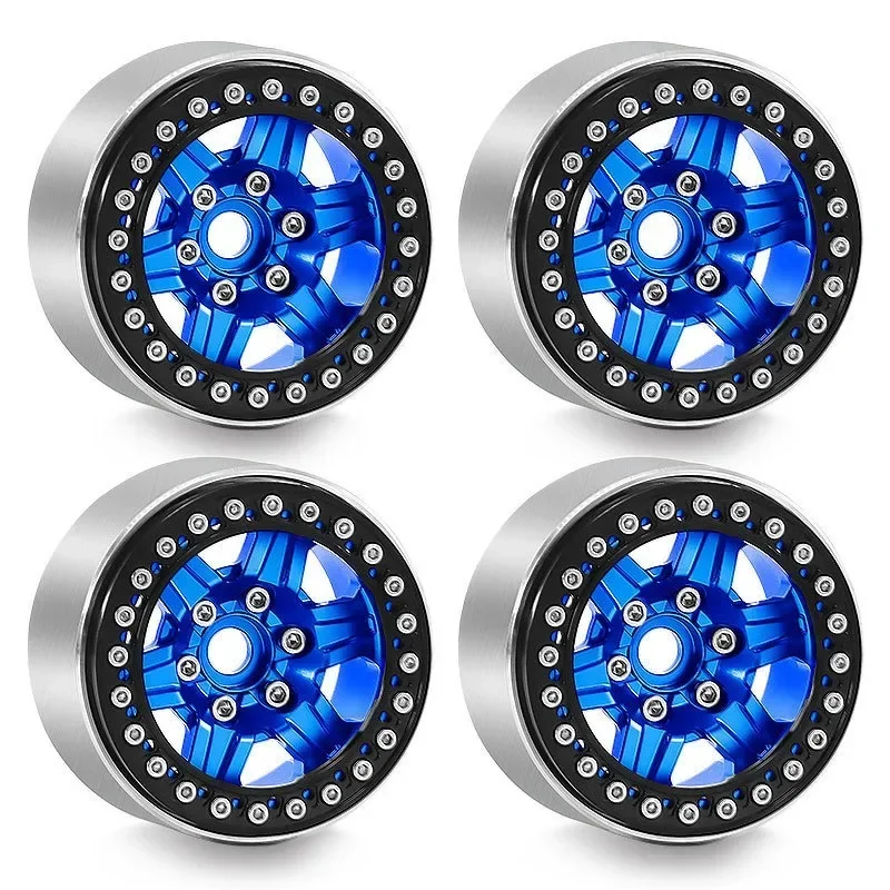 

1.9-дюймовые металлические диски из сплава для SCX10 III II TRX4 TRX4 Sport Axial 90046 D90 RC4WD Gelande II 1/10 Rock Crawler, обновленные с использованием ЧПУ