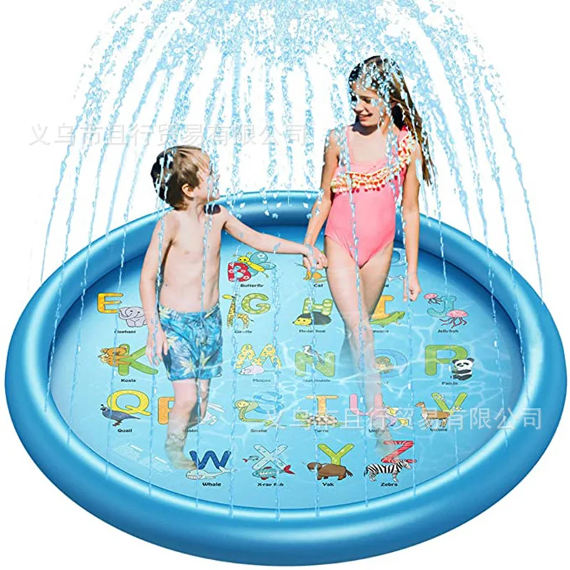 

Splash Pad Sprinkler for Kids Splash Play Mat Outdoor Water Toys Inflatable Splash Pad Toddler Pool Boy Girls Outside Backyard