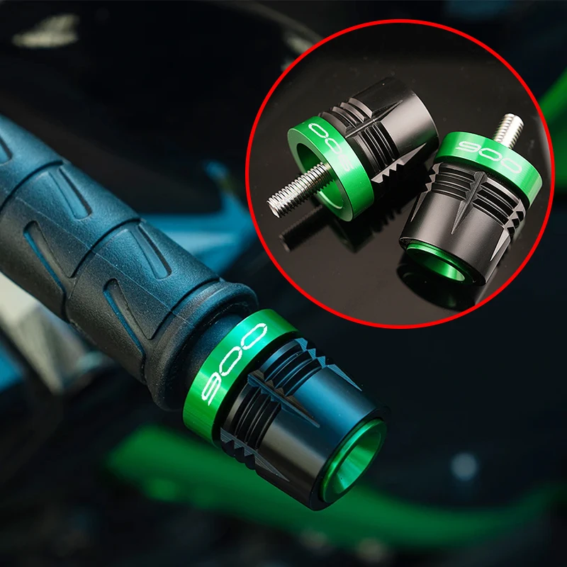 Z900 Motorcycle Handlebar Grip End Aluminum Accessoriess Plug Slider For Kawasaki Z900 Z 900 Z900RS Z900 SE 2017-2025+