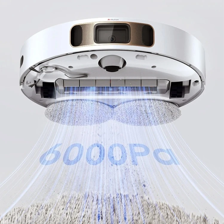 مكنسة روبوت Premium S20 Pro 2025 - التنظيف الذاتي الذكي مع الممسحة التلقائية والمكنسة الكهربائية (شفط 3000 باسكال، التحكم اللاسلكي في التطبيقات)