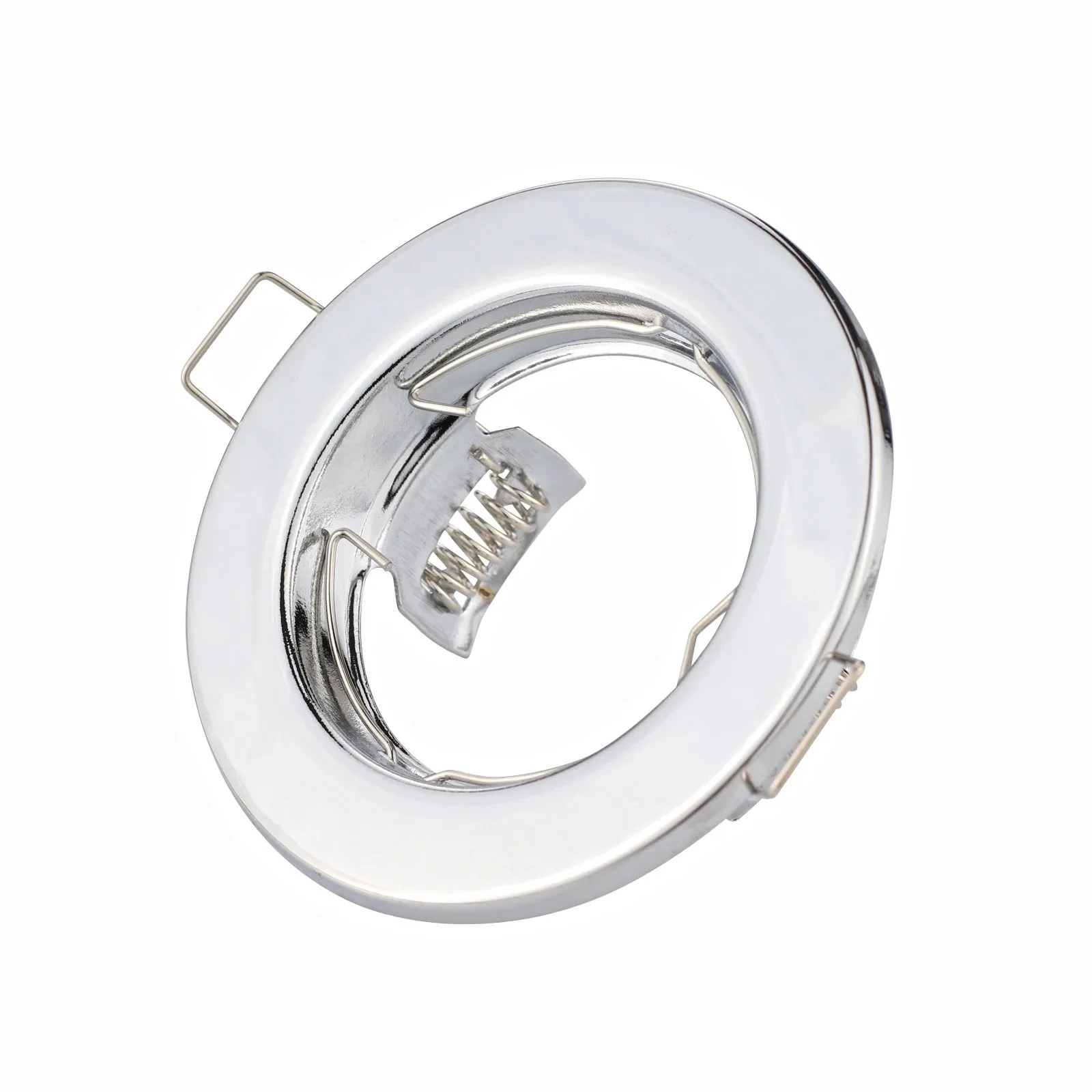 6 sztuk GU10 MR16 sufitowe lampy punktowe oprawa montażowa Down Light rama Led wpuszczana oprawy sufitowe LED Downlight