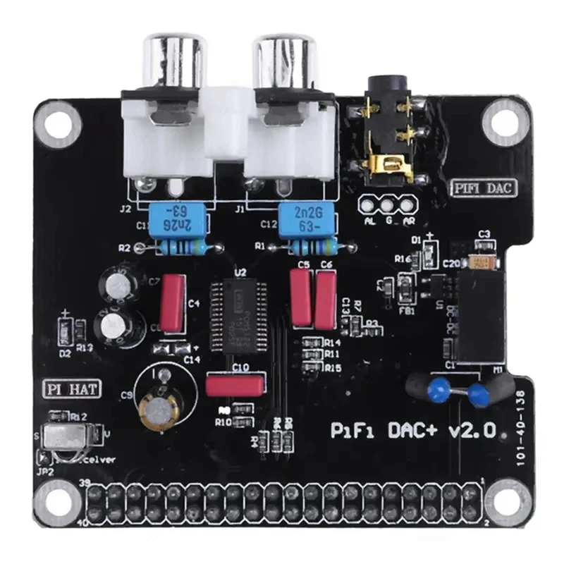 PCM5122 DAC + HIFI Audio Soundkarte Modul I2S Schnittstelle Für Raspberry Pi 3 2 Modell B B + Digitale Pinnwand V 2,0 Bord