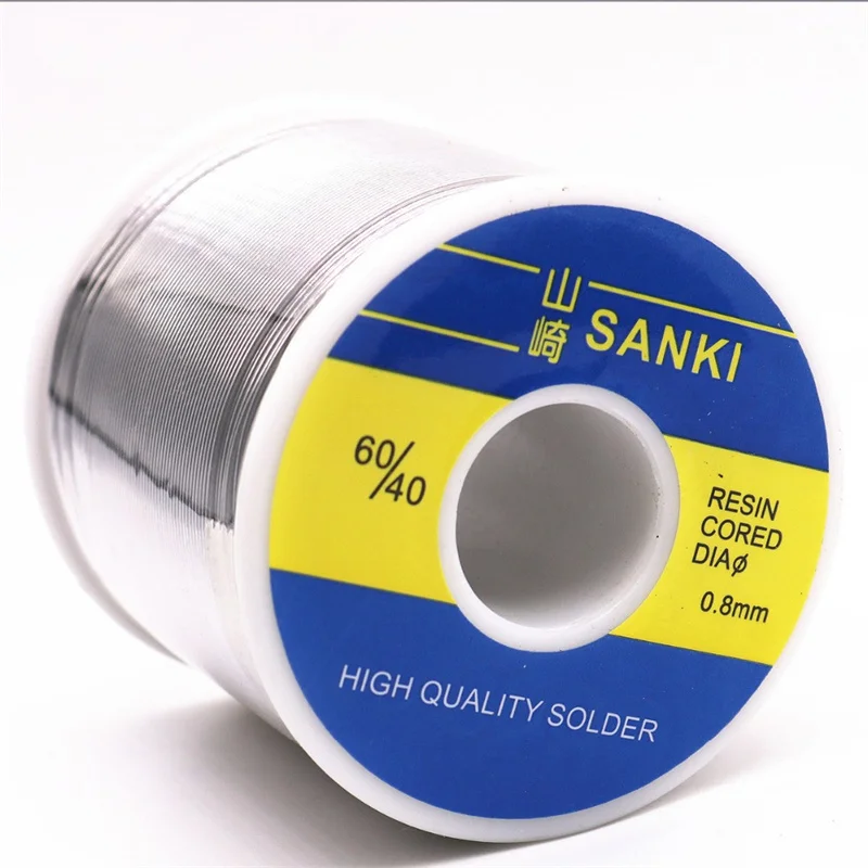 High Quality Japan SANKI 60/40 Solder Wire Low Temperature Low Melting Point Rosin Core 250g 500g 900g /0.5/0.8/1.0/1.5/2mm