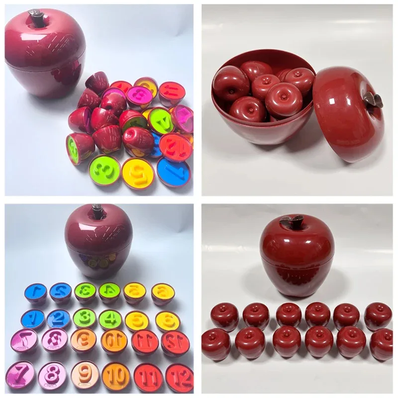 Puzzle 3D Apple Smart Egg, jouets Montessori, jeux assortis pour bébés, Classification des couleurs et des formes, motricité Fine, jouets éducatifs