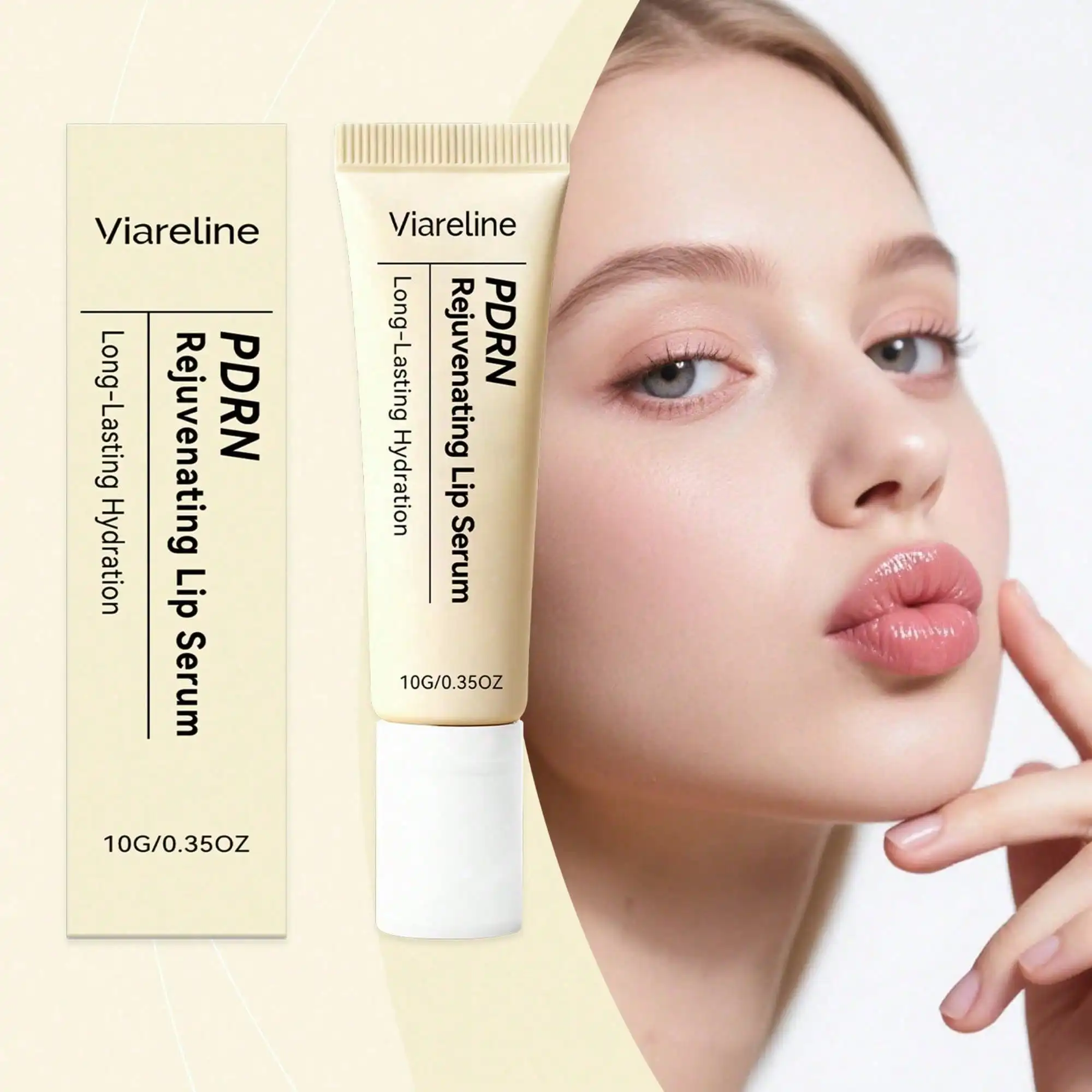 PDRN Lip Repair Essence, Conditioning Lip Nourish Serum, Soften coarse lip surface and lessen muted tone, Sustained hydrating effect for dry-prone lips, Foster natural bright lip finish, Fine Skincare Gift Choice, 10 ml/0.35 Fl.Oz