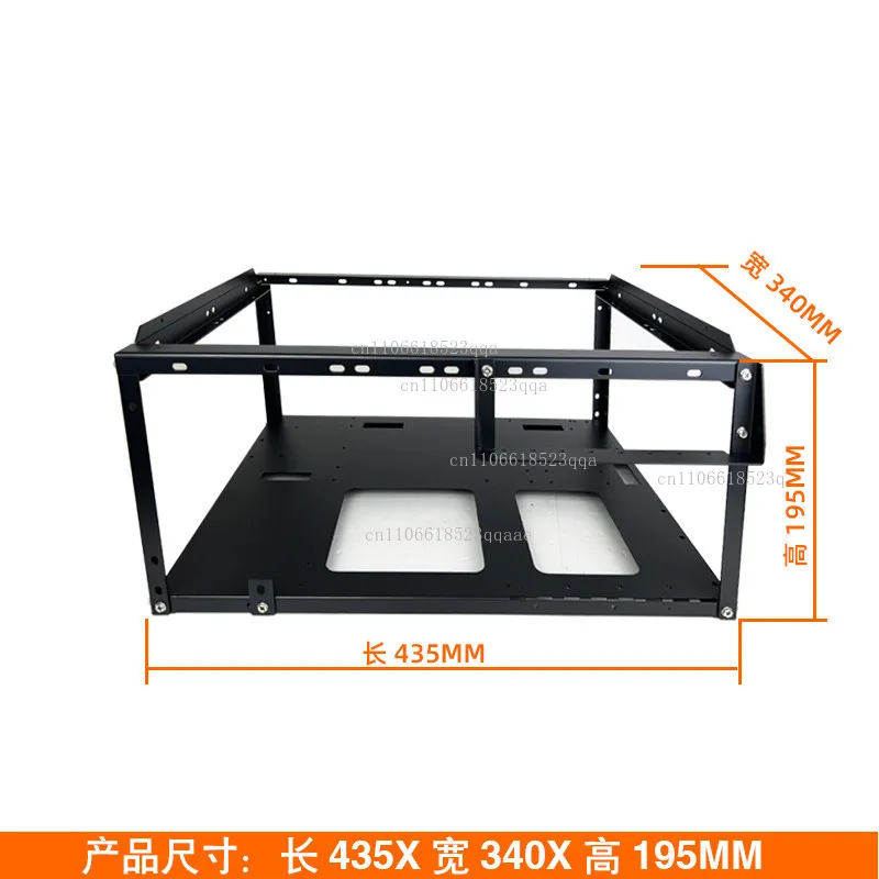 Stackable open chassis X79X99 dual-channel EATX motherboard bracket vertical and horizontal AI supercomputer rack