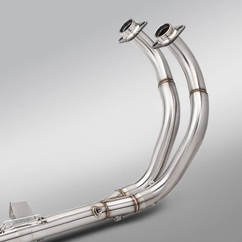 Full Size Custom Motorcycle Exhaust PipeT700S Full-section Exhaust Pipe Modification TENERE700 Front And Middle Exhaust Pipe Tai
