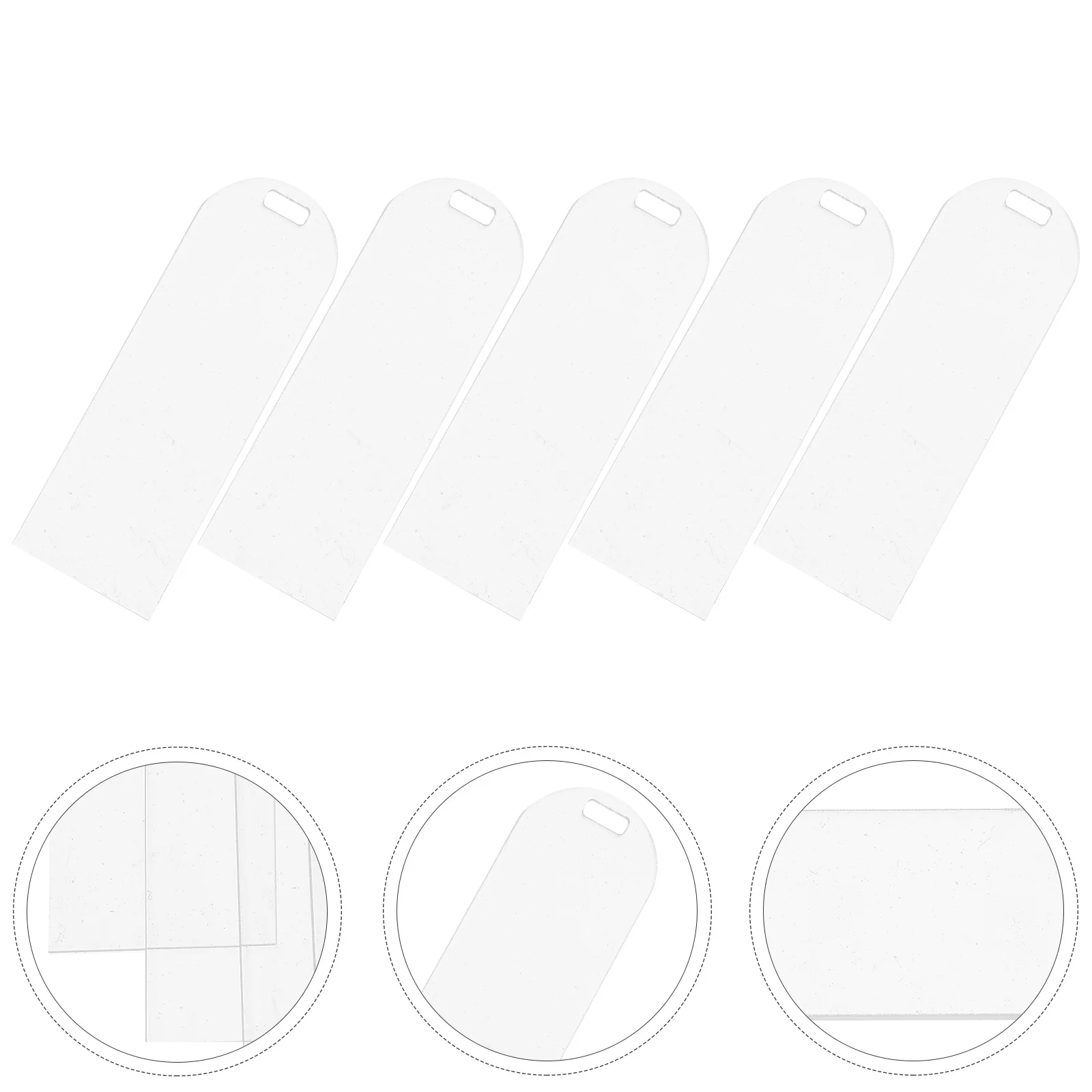 

10Pcs Transparent Bookmarks Exquisite Clear Blank Acrylic DIY Decor Gift for Festivals Acrylic Bookmarks Bookmark Blanks