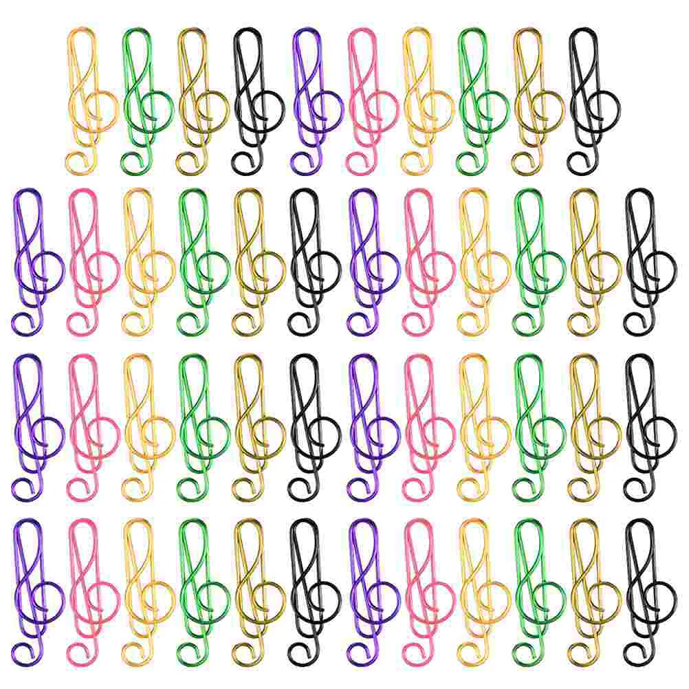 Random Bookmarks Note Paper Clip Notes Clips Pin Metal Creative Clamps