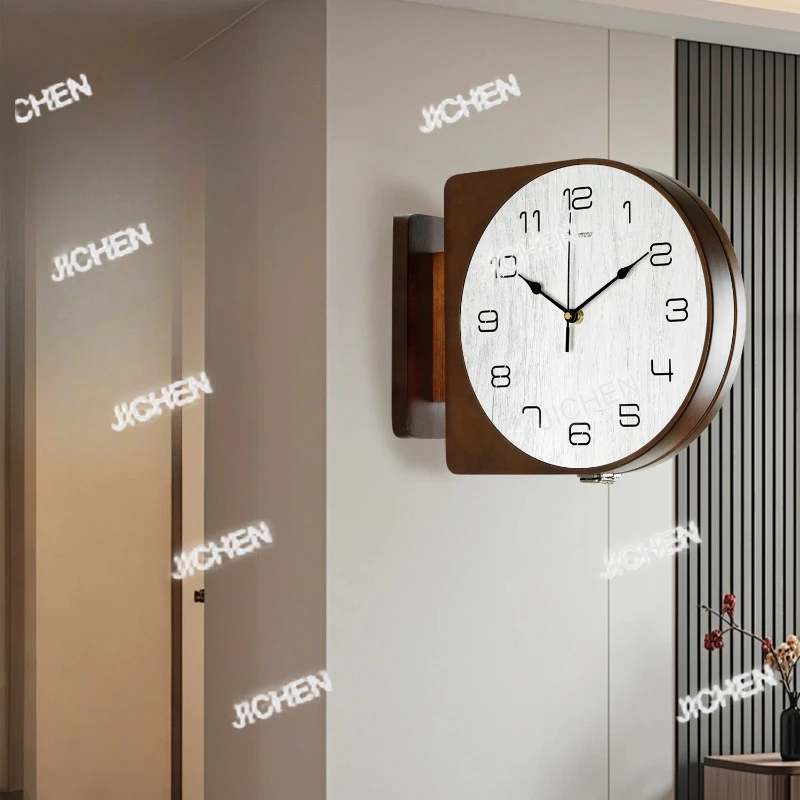 

XJC ‌Double-Sided Triangle Wall Clock - Modern Minimalist Design, Creative Living Room Decor, Silent Movement, Unique Fashion Cl