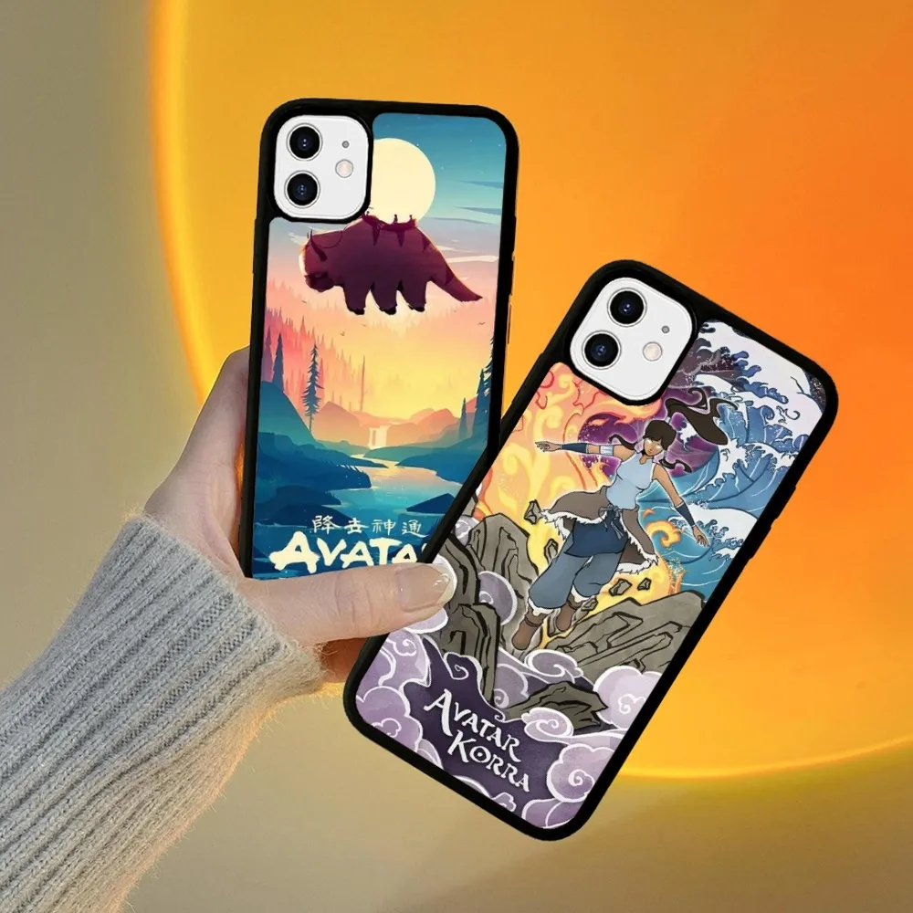 Avatar The Last Airbender Phone Case Silicone PC+TPU For For iPhone  11 12 13 14 15 16 Plus Pro Max Cover