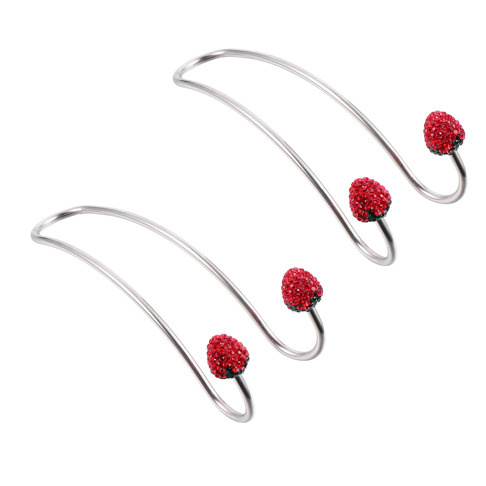 

2pcs Seat Hooks Durable Organizer Easy Install Light Compact Back Seat Hanger Car Headrest Hanger Car Hooks For Bag Purse