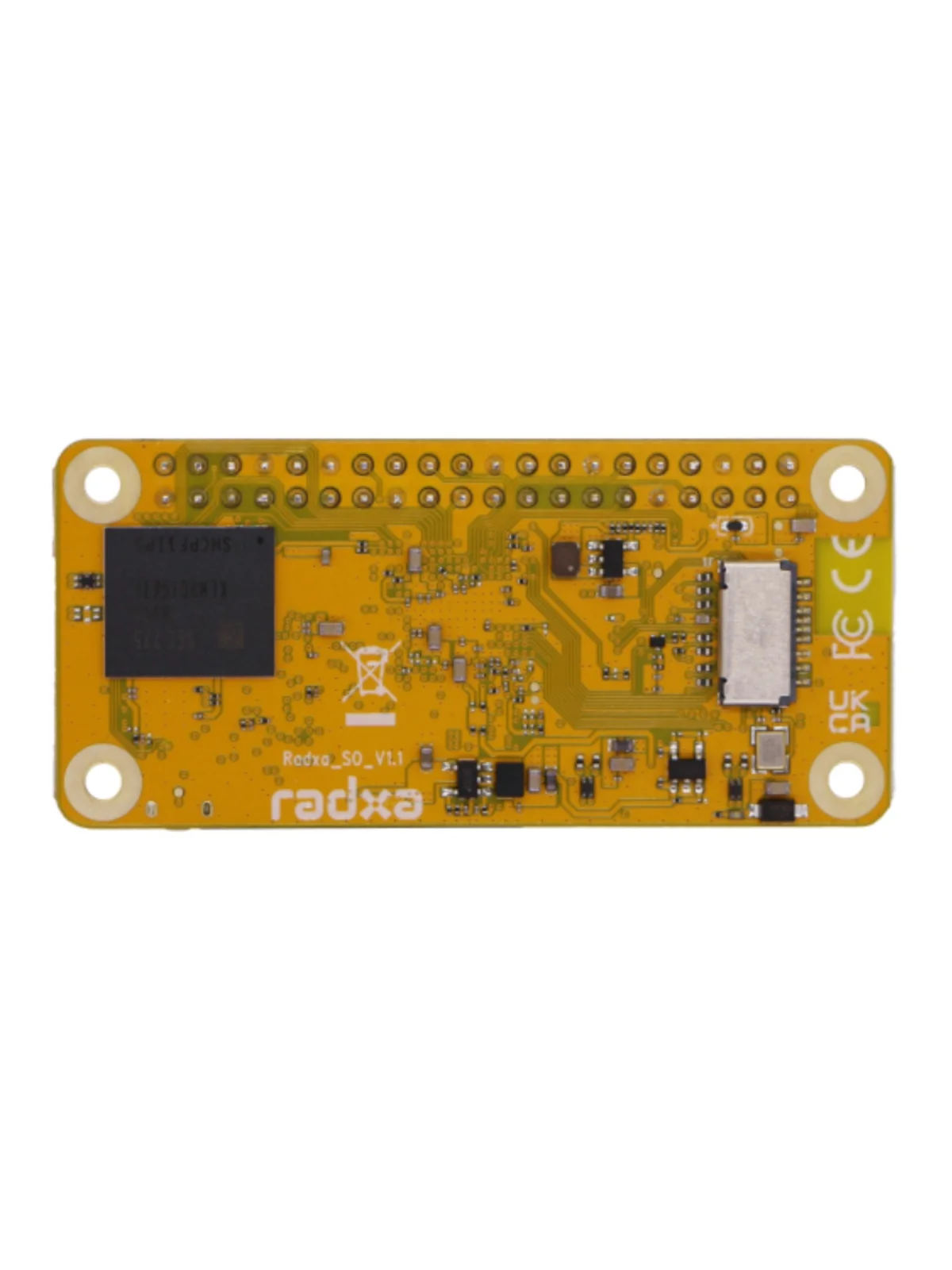 Imagem -03 - Radxa Placa Desenvolvimento Único Conselho Rk3308b Quatro Núcleo Cpu Wifi4 Wifi4 Bt5