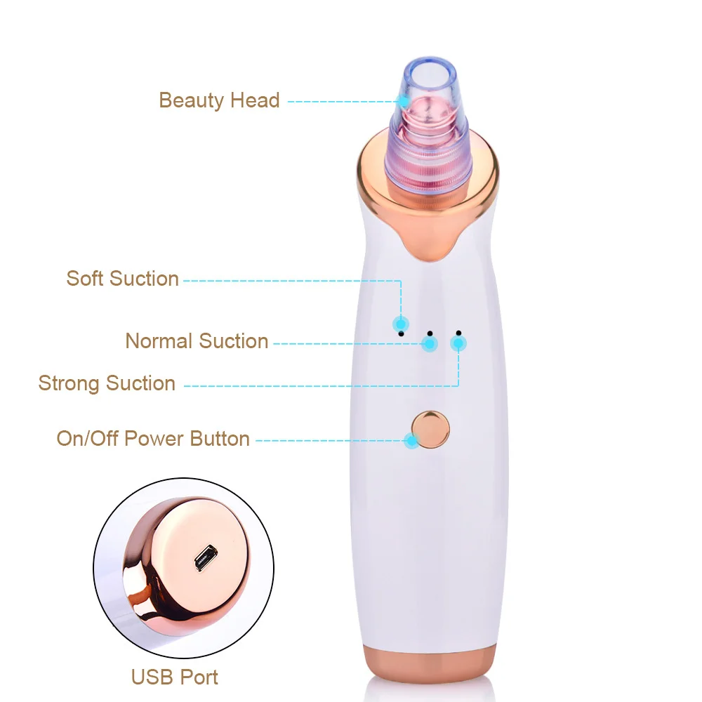2025 Nieuwe elektrische poriënreiniger en mee-eterverwijderaar - Diep reinigend vacuümapparaat voor gezichtsverzorging Gezichtsverzorging Gereedschap Geschenken