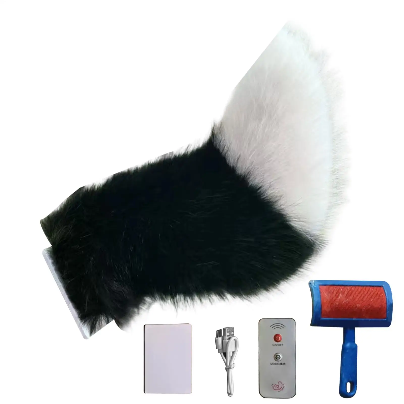 

Плюшевый хвост для мотоцикла с дистанционным управлением, регулируемый, качающийся, в виде животного, для скутера, для женщин-райдеров, в стиле аниме