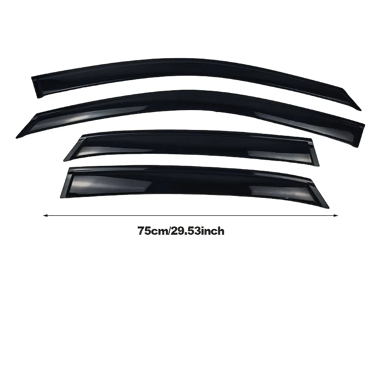 Window Vent Visor Car Window Rain Guards | Rainproof Strips for Volkswagen VW Jetta 2018-2025