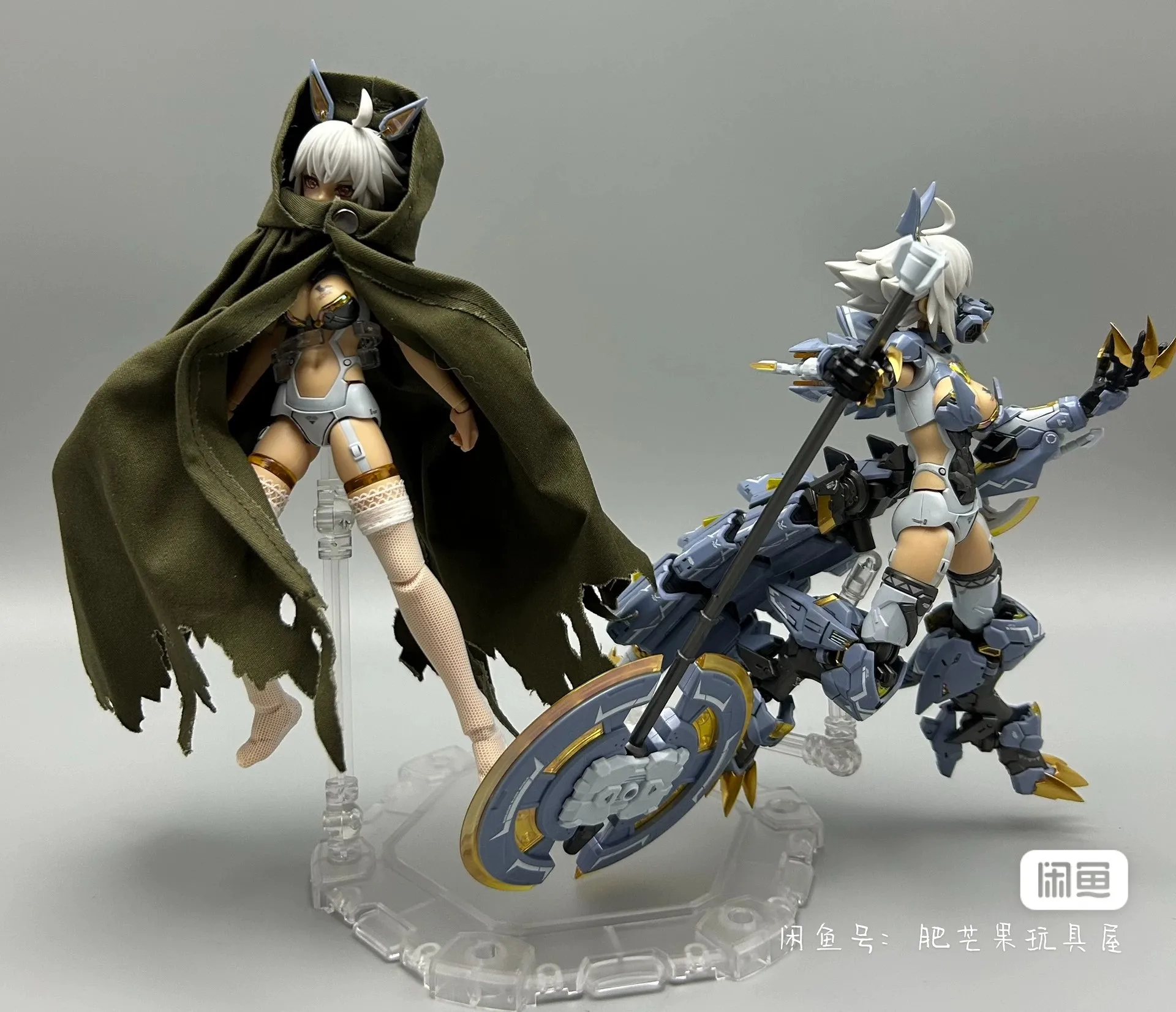 Matriks Nuklir Serigala Gila Serigala Adik Carolina Rolfe Mesin Rakitan Model Ibu Mainan Kit Model Perakitan Figur Aksi Anime