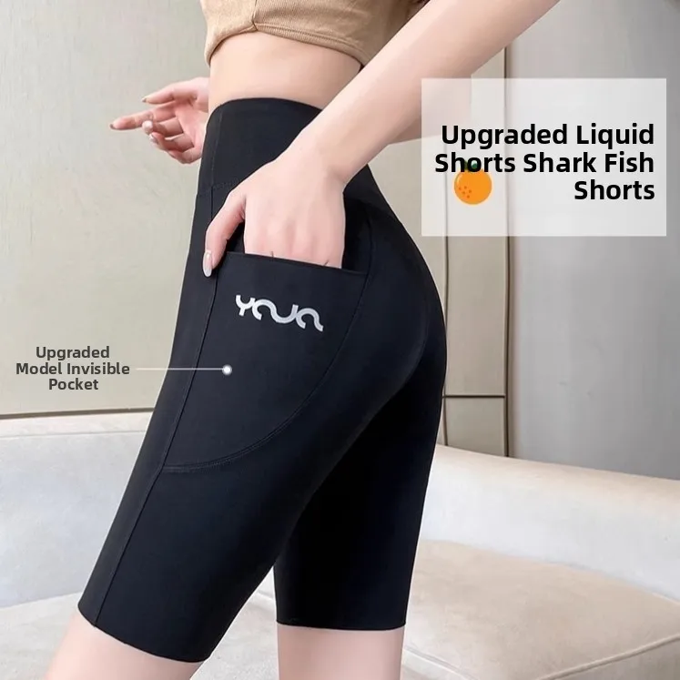 

Новые практичные брюки-карго из тонкой ткани для женщин, летние, укороченные, с высокой талией, облегающие, для йоги