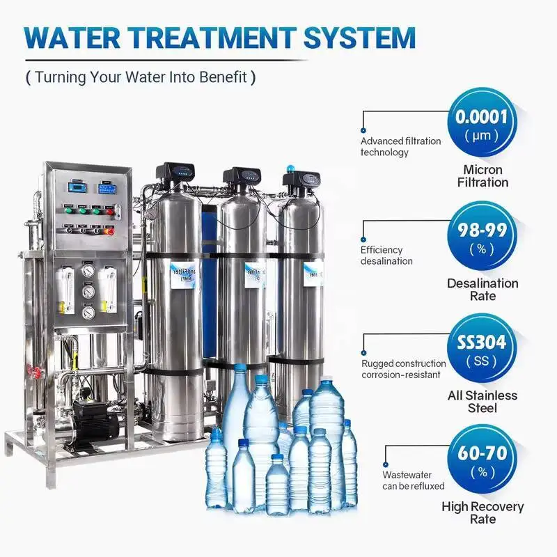 

Cheap 1000LPH Water Treatment Machinery Equipment Reverse Osmosis Pure Water Machine Commercial Alkaline Water Machine