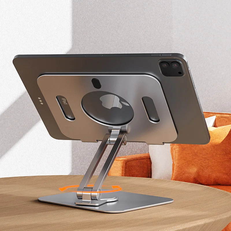 Tablet suporte de alumínio portátil ajustável suporte de mesa para ipad pro 12.9 ar mini xiaomi mipad samsung digital desenho tablet