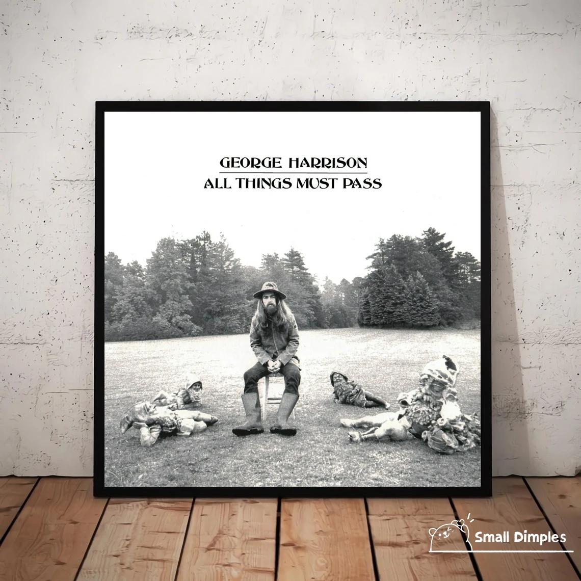 George Harrison All Things Must Pass Music Album Cover Poster Canvas Art Print Home Decoration Wall Painting (No Frame)