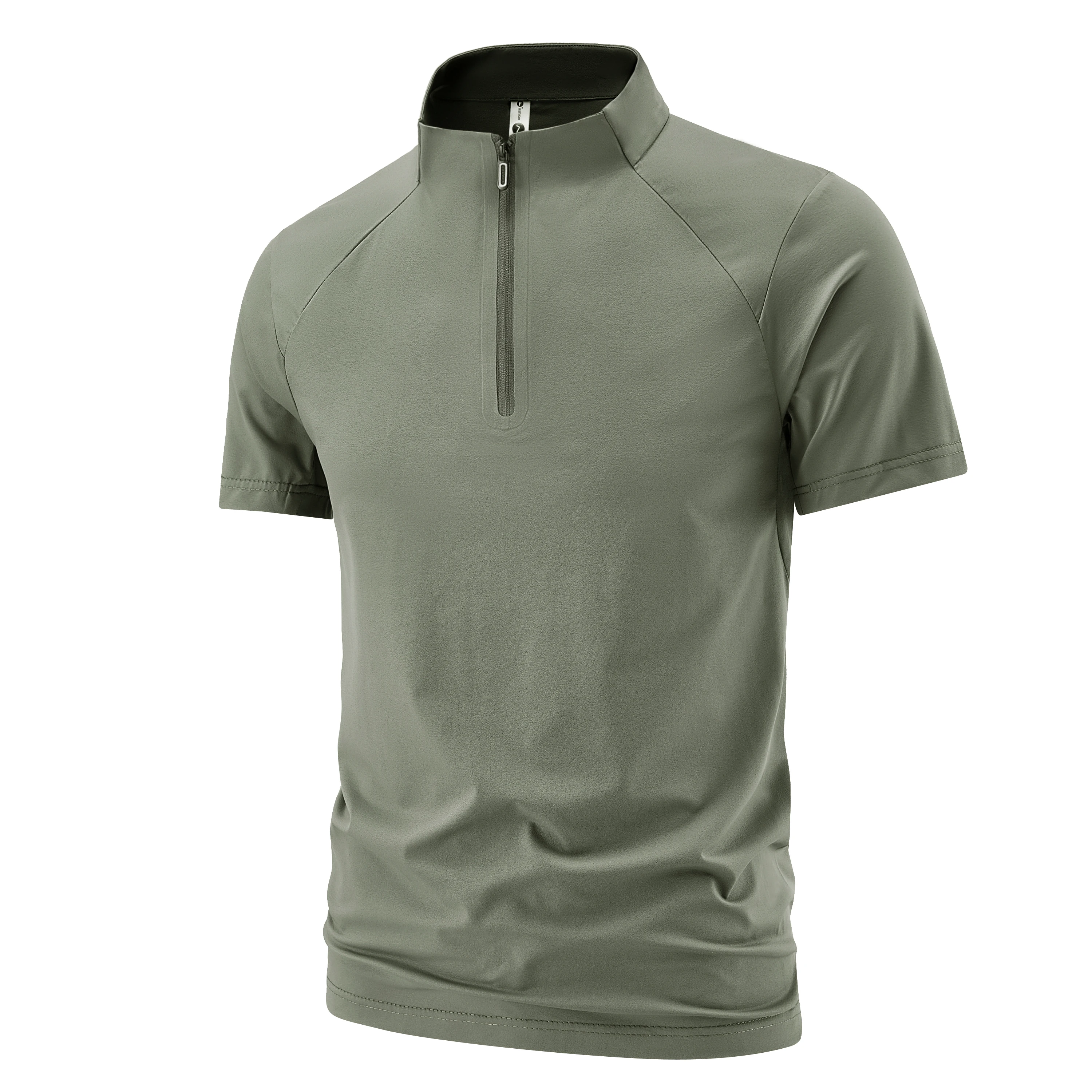 2026 New Summer Men's Running Quick Drying T-shirts Breathable Hiking Fishing Tees Soft Elasticity Outdoor Sports Short Shirt image 3