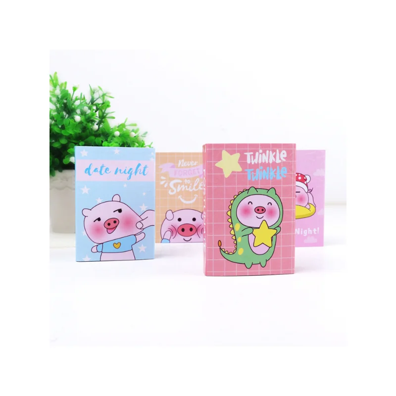 Korean Creative Stationery Simple Small Fresh Piggy Sticky Notes Cartoon Index Sticky Notes  Kawaii  Cute Decoration