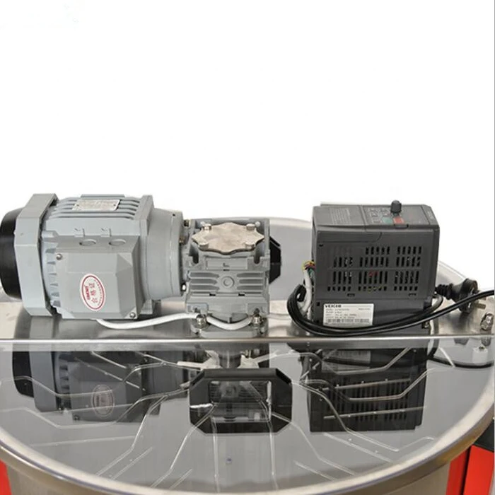 ine الكهربائية شعاعية تربية النحل العسل النازع رخيصة الثمن 12 إطار الفولاذ المقاوم للصدأ معالجة العسل Mach #5