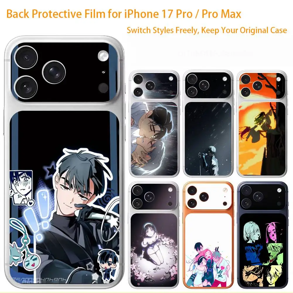 

Ivantill A-Alien S-Stage Premium Skin Wrap for iPhone 17 Pro/Max, Back Frame Camera Protective Decal (Not Case)