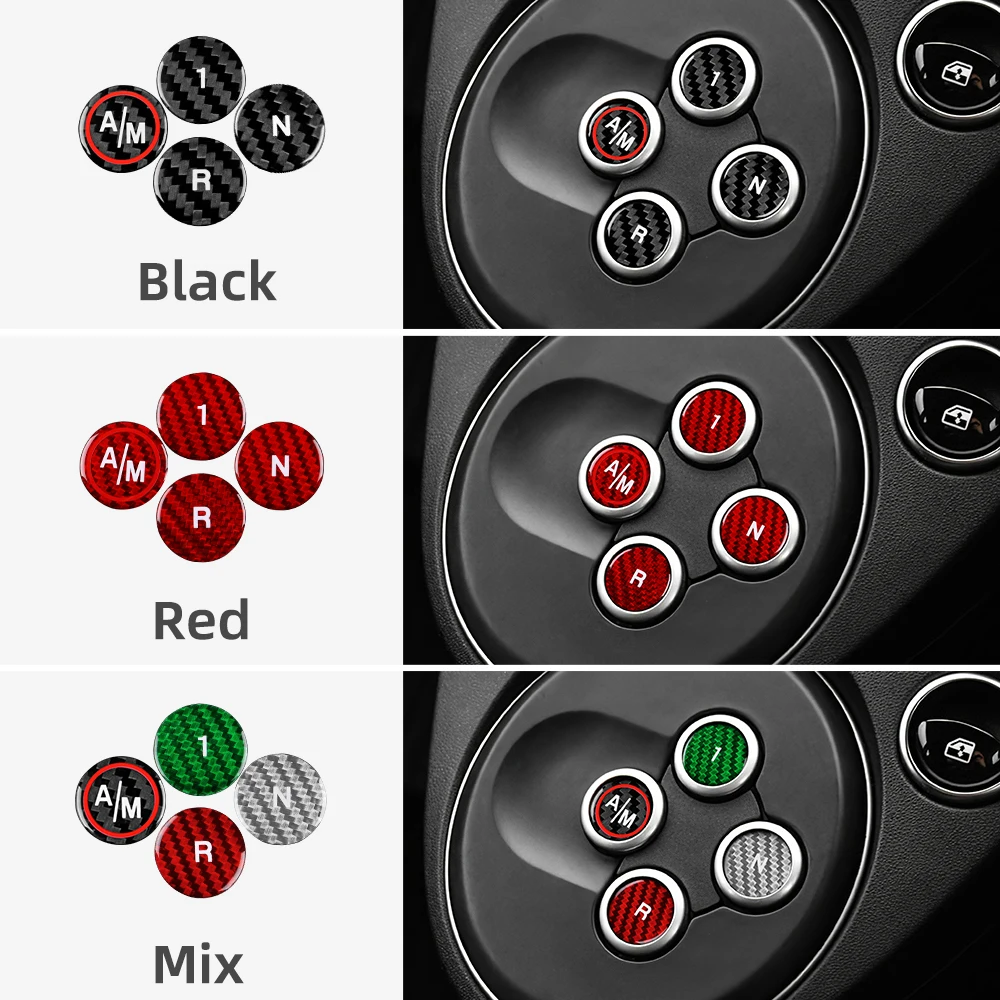 Echter, trockener Kohlefaser-Aufkleber für Abarth 595 695 2012–2015 2016 2017 2018 2019 2020 2021 2022 2023 Automatikgetriebe-Schalttafel