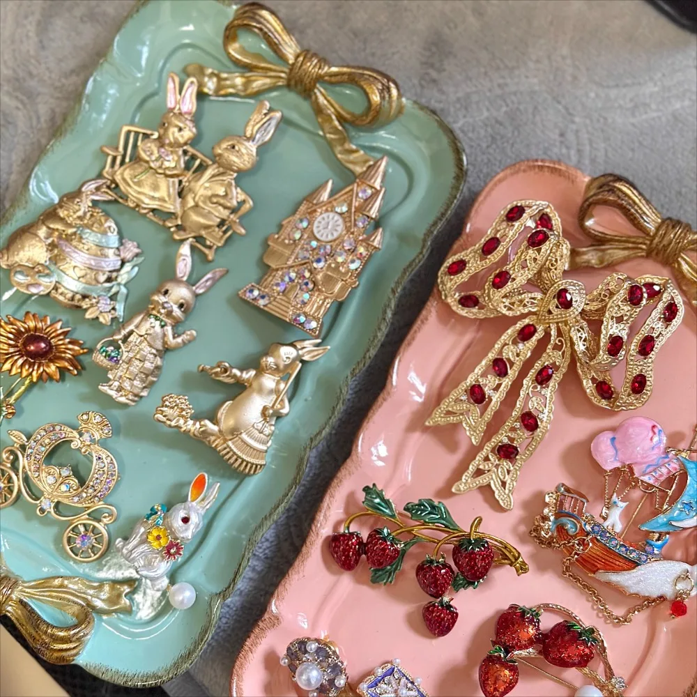 

Baroque Luxury Beautiful Classical Brooch Collection, Jewelry Accessories Men Women Pins, WeddingHolidayPartyCoupleSurprise Gift