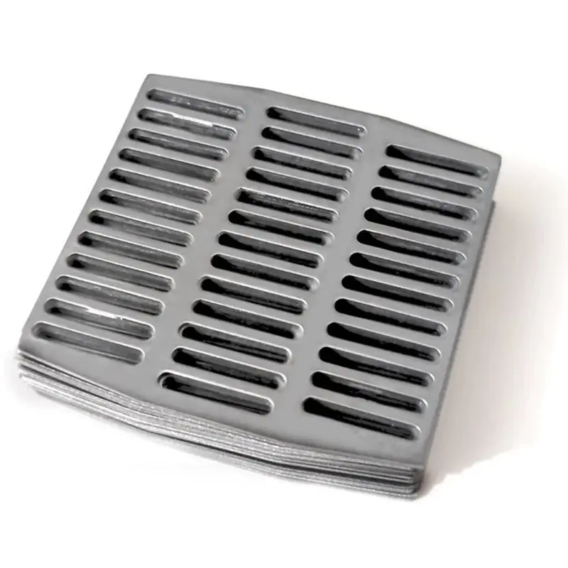 BAAG-Stainless Steel Brick 36-Piece Drain Cover, Filter Screen Bending Plate, Anti-Clogging Plate, Hair Removal Cover