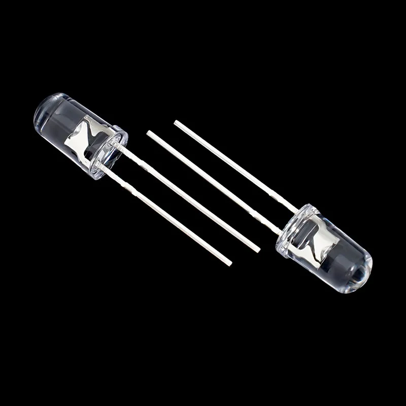 1000 قطعة التوصيل المباشر F5 5 مللي متر حبات LED مستديرة الزمرد الأخضر الوردي الأزرق البرتقالي الأرجواني #2