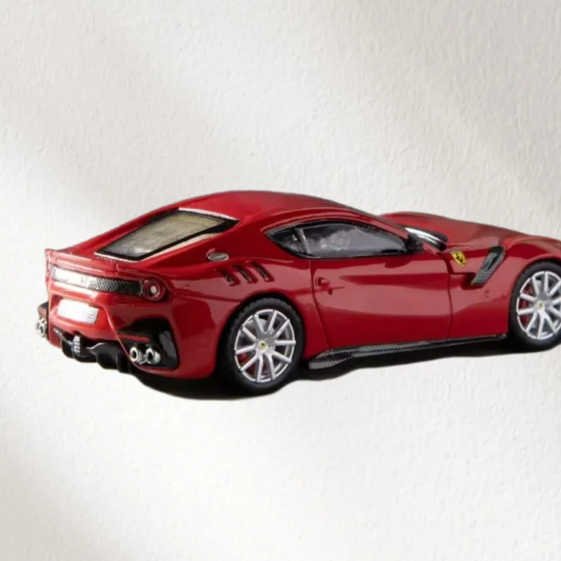 SH Diecast 1/64 مقياس فيراري F12 TDF سبيكة نموذج سيارة لعبة للأولاد لعب هدية السيارة في الصندوق الأصلي #4