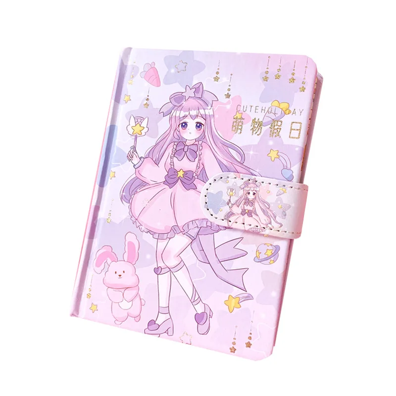 A6:Handheld Book Pink Girl\'s Little Book Instagram High Beauty Girl Handheld Book Birthday Gift Notebooks and Journals
