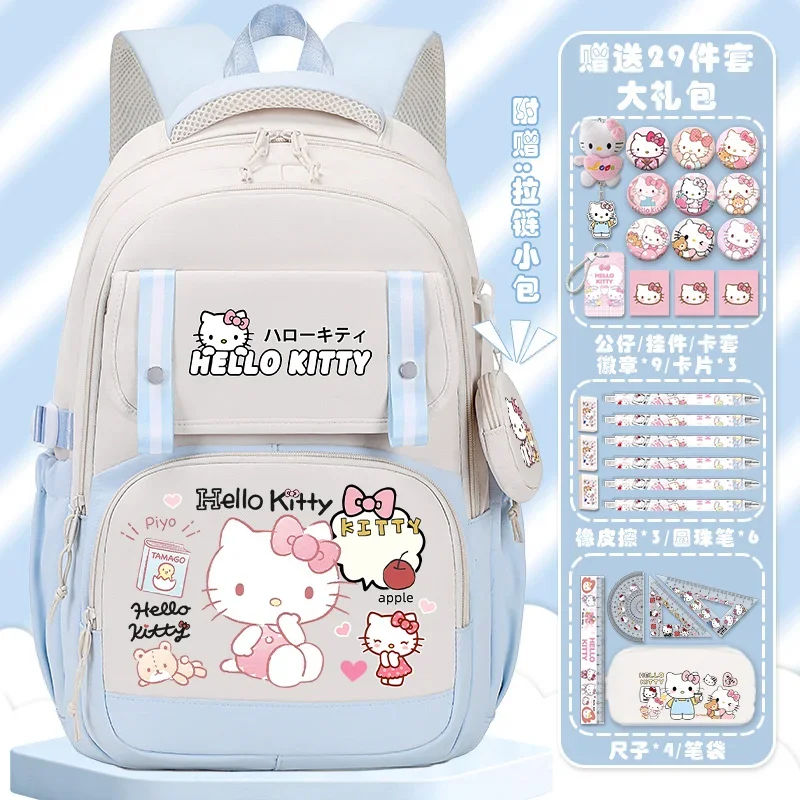 Sanrio New Hellokitty Cute Backpack New Hello Kitty Student Campus Schoolbag Leisure Schoolbag Fashion