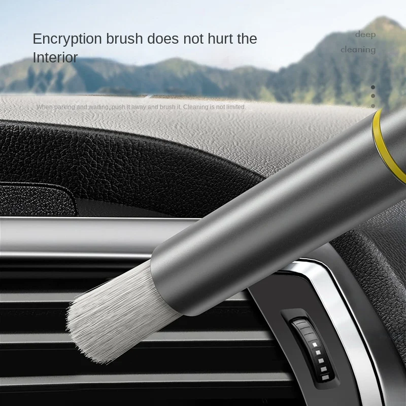 New Car Air Conditioner Trend Multi-function Cleaning Brush Window Breaker Cleaning Tool Car Wash Supplies