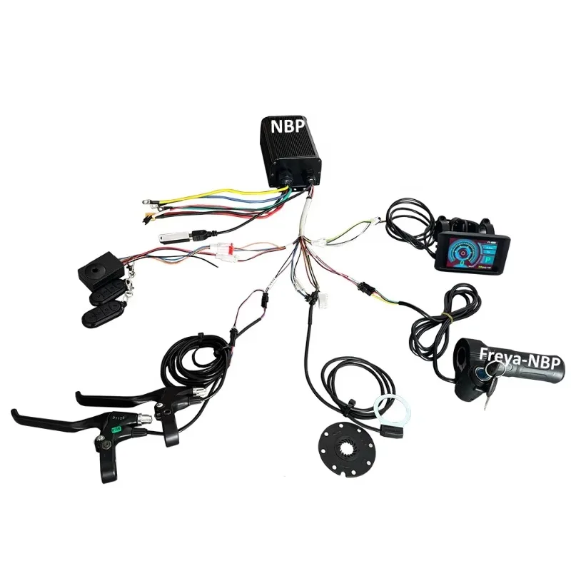 

Controller MQ 48-72V45A Program Sine Wave Controller Display Throttle Set for Electric Bike Bicycle Kit 1500W 2000W